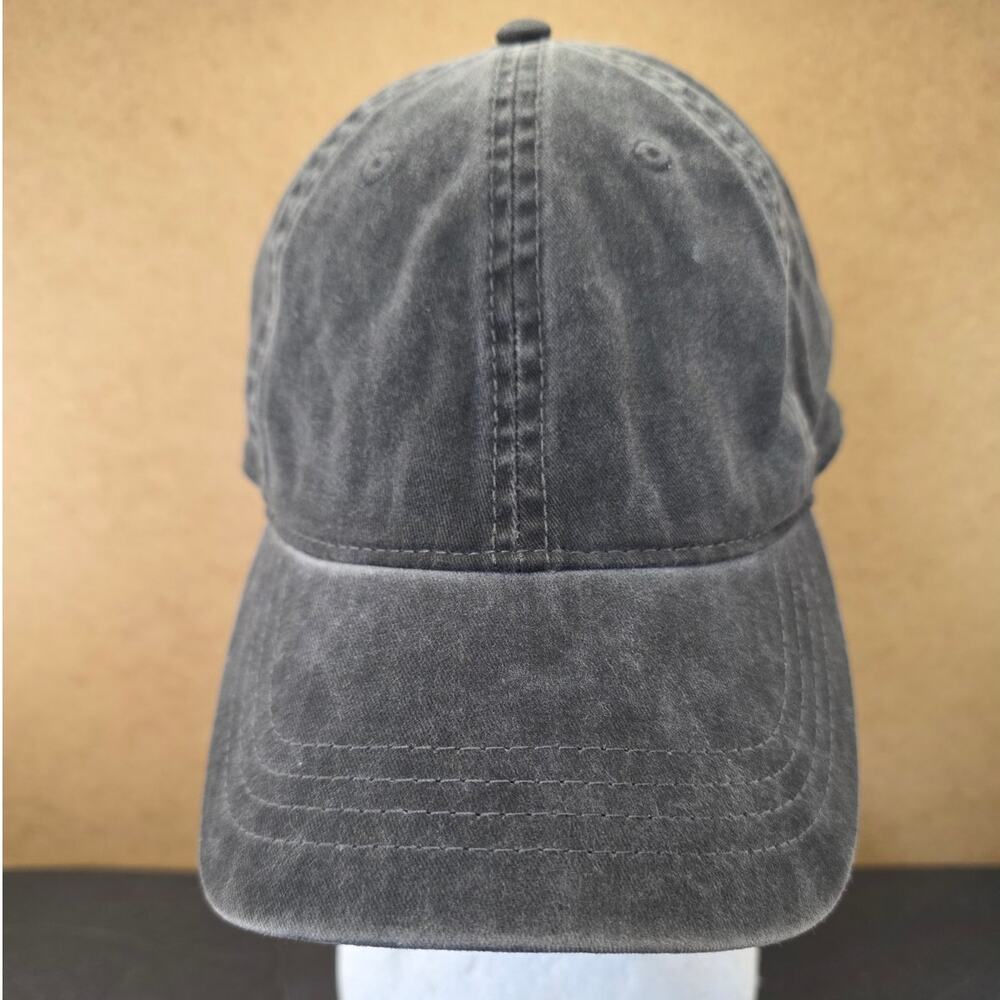 American Eagle dark gray, washed-cotton baseball cap